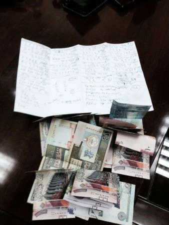 مضبوطات الوكرمبالغ مالية وكشف الربح والخسارة