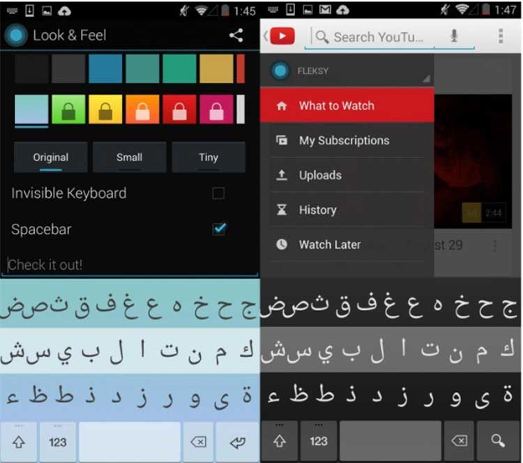 لوحة المفاتيح الذكية Fleksy تجلب دعم اللغة العربية في نظام أندرويد