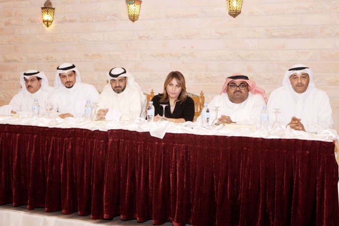 اعضاء قائمة التغيير الفائزون في الانتخابات التكميلية لنادي الكويت للسينما﻿