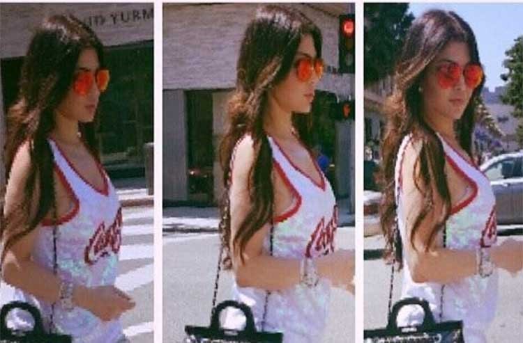بالصور.. هيفاء تتمتّع بإجازة في أميركا 
