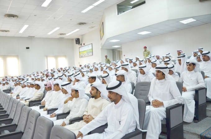 جانب من الطلبة المقبولين