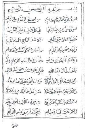 مخطوطة النظم العشماوية 3