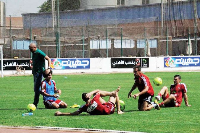 لاعبو الاهلي لا يؤدون التدريبات بالجدية المطلوبة