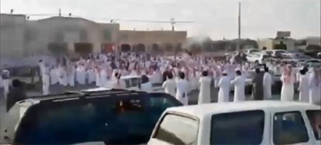 بالفيديو.. احتراق معازيم في حفل زفاف بالسعودية