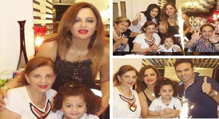 صورة: احتفال باسكال مشعلاني بعيد ميلاد والدتها