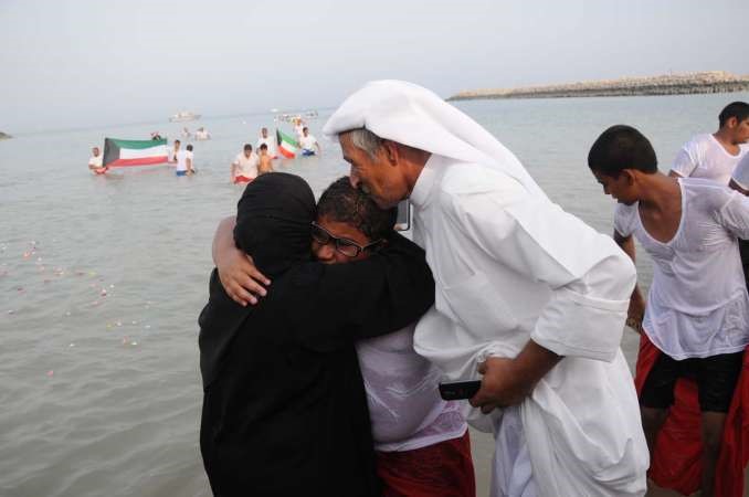 الاهل استقبلوا ابناءهم المشاركين بالرحلة﻿