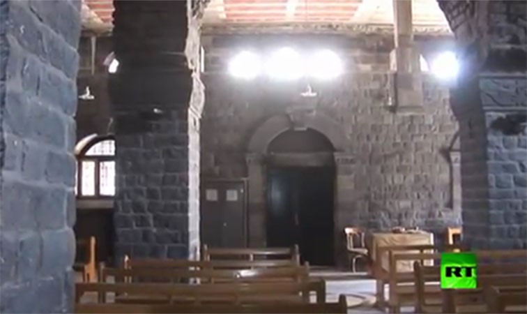 بالفيديو.. كنيسة أم الزنار في حمص.. أقدم الكنائس في العالم