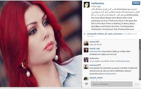 بالفيديو والصور.. هيفاء وهبي تنهار وتفقد وعيها بعد محاولة قتل كريس براون امامها