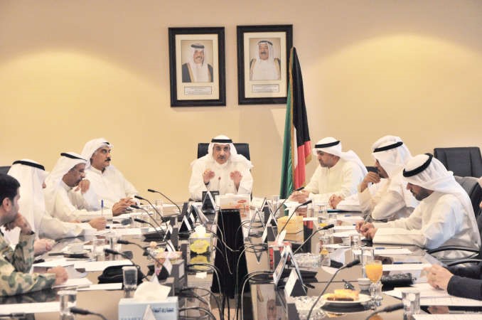 ماحمد الجسار مترئسا الاجتماع 