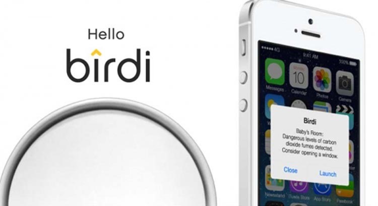 Birdi جهاز يفحص نقاء الهواء ويخاطب هاتفك