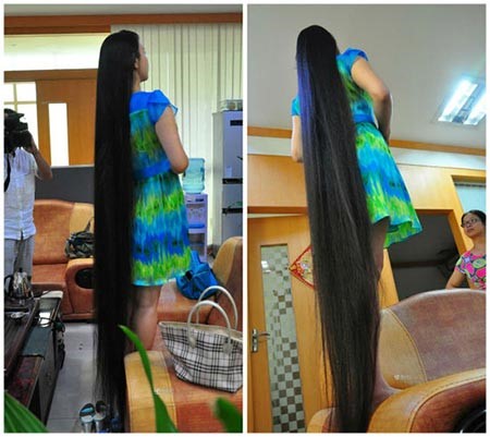 بالصور.. امرأة صينية تبيع شعرها لمساعدة الأطفال