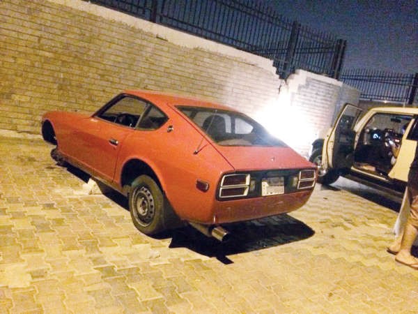 الـ ZX المسروقة كما عثر عليها﻿