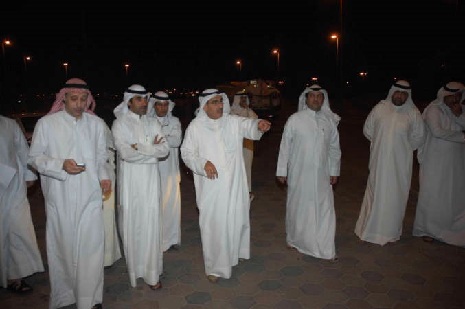 الابراهيم واللغيصم خلال الجولة