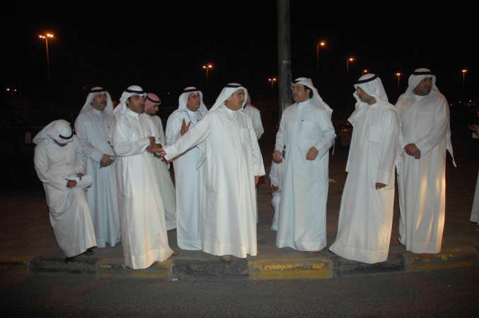 جانب من الجولة الميدانية