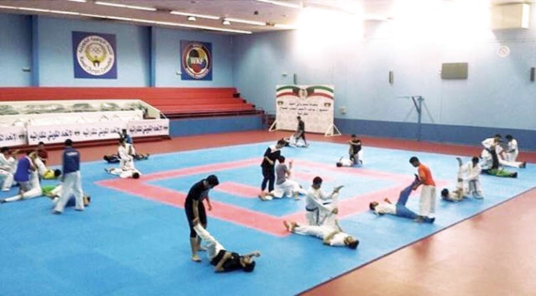 من استعدادات منتخب الكراتيه﻿