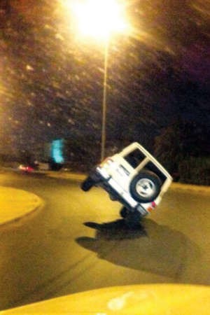 صورة لسيارة المستهتر