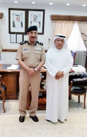 اللواء انور الياسين مستقبلا علي الرشيدي﻿