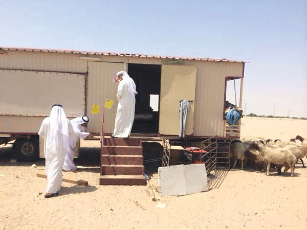 وضع انذار على احدى الشبرات المخالفة ﻿
