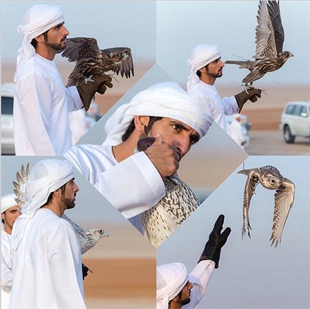 حمدان بن محمد يدشن موسم الصيد بالصقور