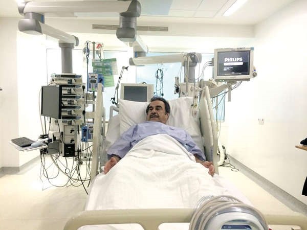 ابو عدنان اثناء الخضوع للجراحة﻿