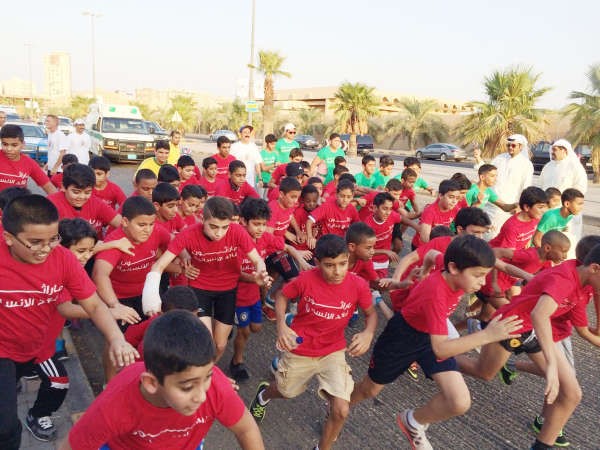 جانب من الماراثون المصاحب للحفل