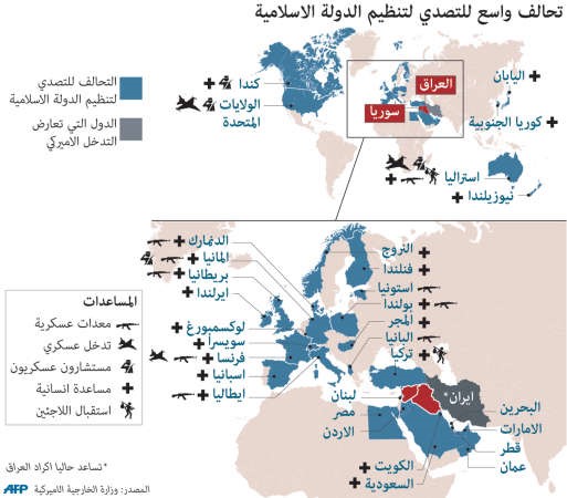 30 دولة تبحث آليات مواجهة «داعش» في باريس اليوم.. وكيري «متشجع للغاية» من التعهدات بالمساعدات العسكرية