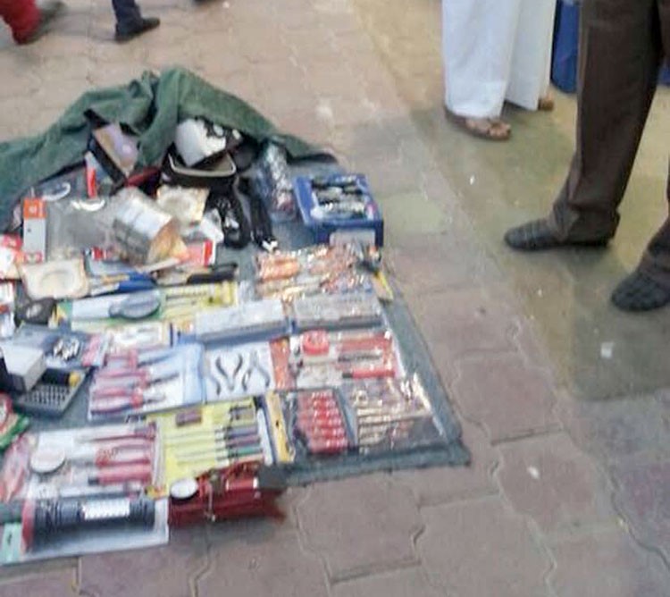 تحرير مخالفة استغلال ساحات
