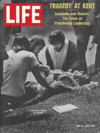 احداث جامعة كنت كما تصدرت غلاف لايف 1970﻿