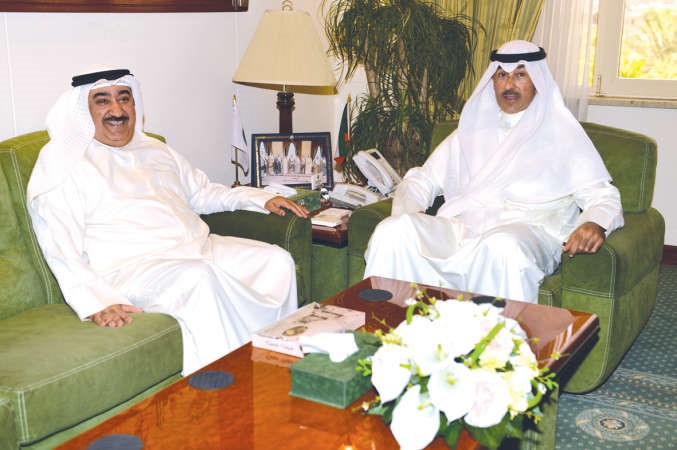 الشيخ فواز الخالد مستقبلا سعد العلي﻿