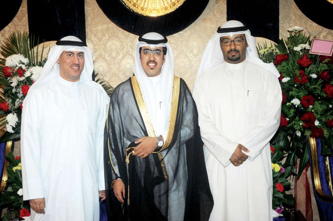 دمحمد الوهيب يبارك للمعرس وعمه الزميل محمد الخالدي﻿