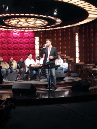 سعد المجرد مؤديا احدى اغنياته