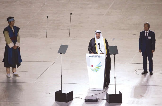 الشيخ احمد الفهد وجه التحية للحكومة الكورية الجنوبية 