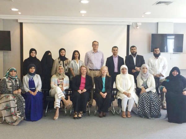 عدد من المشاركين في احدى ورشات العمل التدريبية ﻿