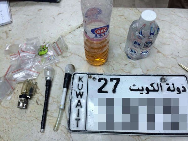 اللوحة التي نفذ بها 3 سرقات والمخدرات والخمور احيلت الى الاختصاص 