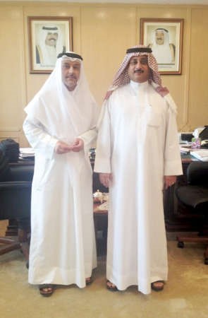 المخرج ابراهيم المانع مع دبدر الدويش﻿
