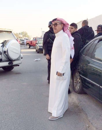  اللواء ابراهيم الطراح تواجد في موقع البلاغ منذ بدايته 