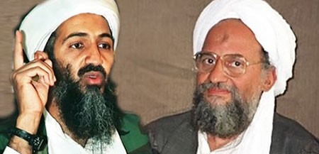 ايمن الظواهري واسامة بن لادن
