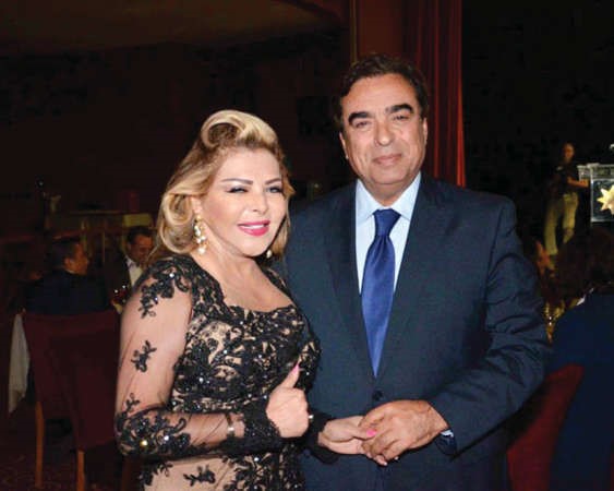 جورج قرداحي وفلة في الحفل
