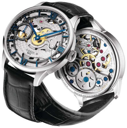 Tissot Chemin des Tourelles Skeleton.. ساعة لا مكان مثل المنزل