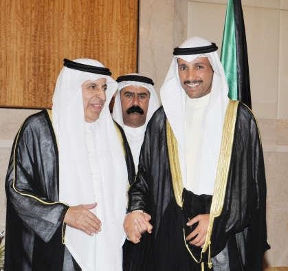 مرزوق الغانم يقدم التهنئة للسفير السعودي دعبدالعزيز الفايز﻿