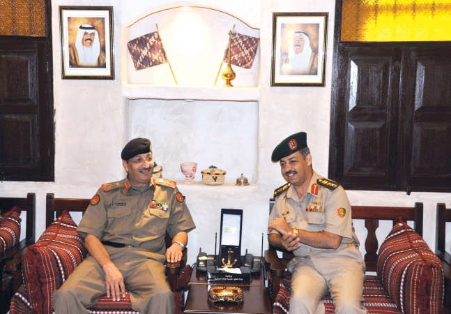 العميد الركن محمد الخضر والعميد اركان حرب خالد عبد الوارث﻿