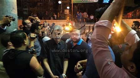 بالفيديو والصور.. حشد فني وشعبي مهيب في وداع خالد صالح