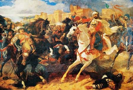 2 خطة معركة المنصورة 1250م ملك فرنسا وقواته ياكلون طعم المصريين والمماليك