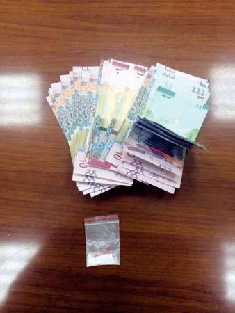 المضبوطات بحوزة المتهمين﻿