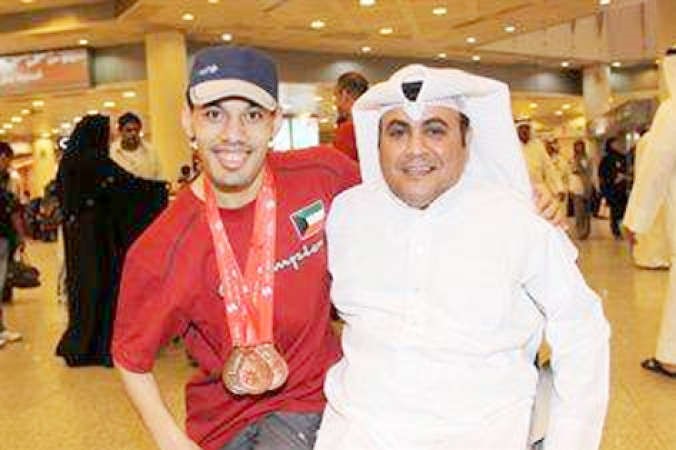 شافي الهاجري مع عبدالله الحداد