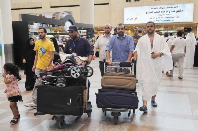 الحجاج يغادرون الكويت الى الاراضي المقدسة﻿