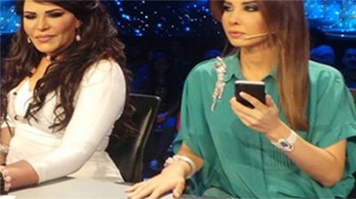 بالفيديو.. مشادة كلامية بين نانسي عجرم و احلام على الهواء..واحلام راشد الماجد لو "يكح" يعجبني