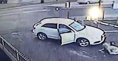 بالفيديو والصور.. لحظات لا تصدق.. عراك بين سيدة ولص بعد أن سرق سيارتها!