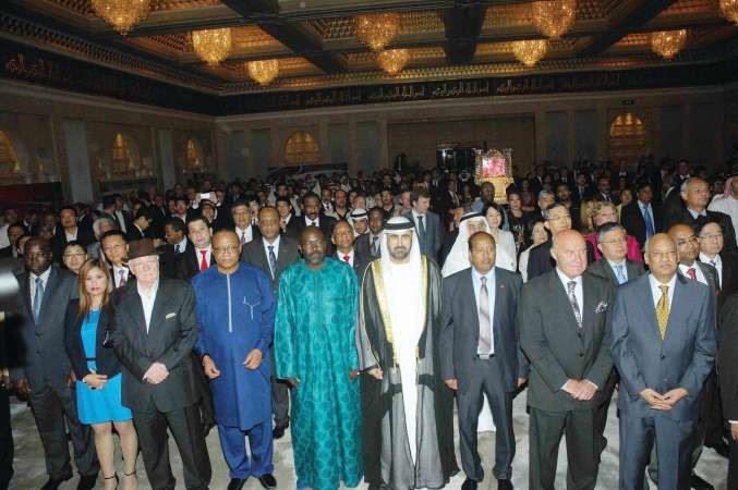 سفراء الامارات ومصر والسنغال وعدد من الديبلوماسيين في مقدمة الحضور ﻿