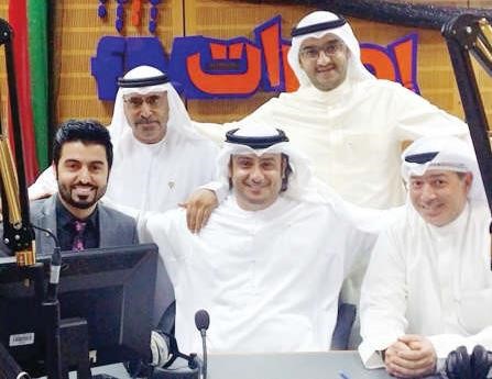 نواف القطان مع فريق اف ام الامارات